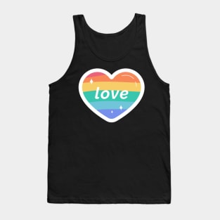 Pride Love Heart Tank Top